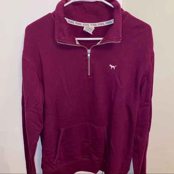 PINK Victoria's Secret Tops - PINK half zip pullover